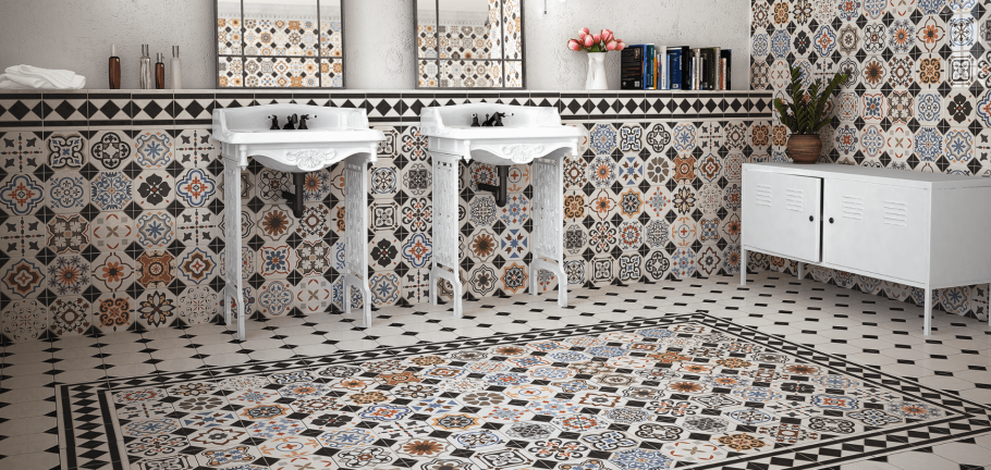 Плитка настенная Mainzu Anticatto White Mix