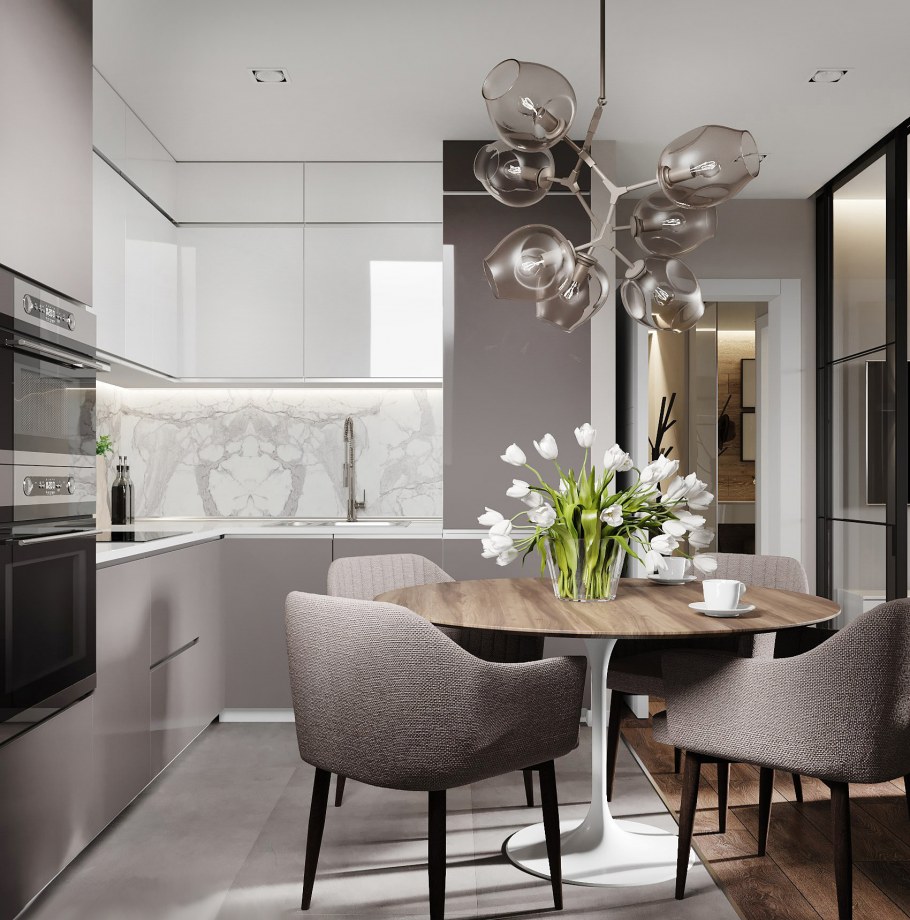 Кухня-гостиная 18 кв.м икеа