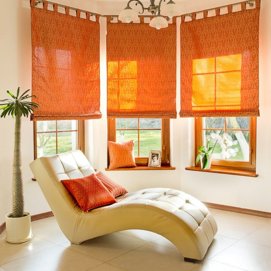 Римские шторы с ламбрекеном