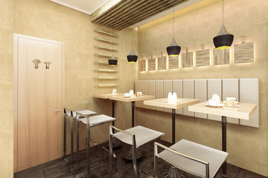 Мини кухня для кафе