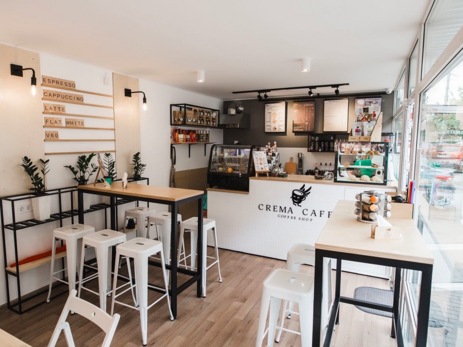 Интерьер кафе быстрого питания Гризли