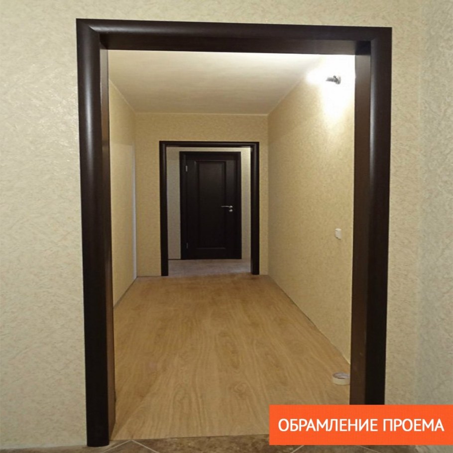 Облагораживание проема доборами