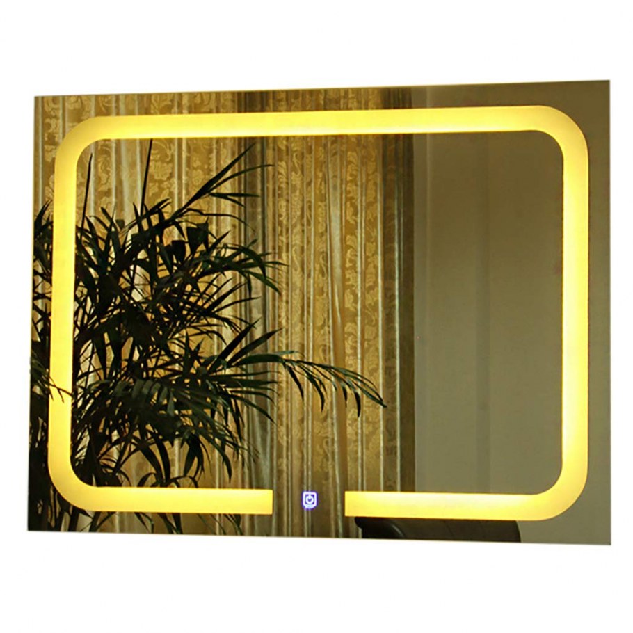 Круглое светящееся зеркало