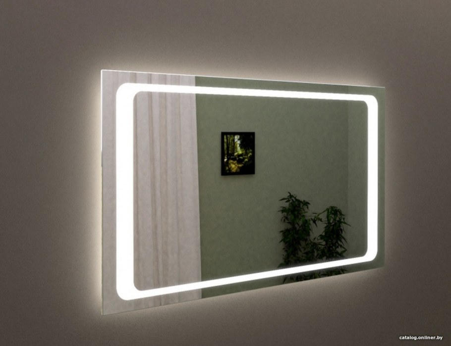 Зеркало с подсветкой лазурит
