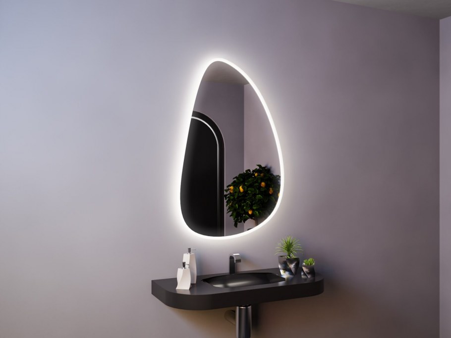 Зеркало гримерное 70x100