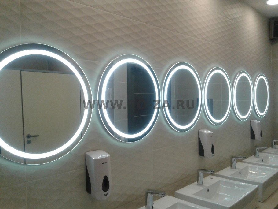 Гримерное зеркало 180/80 белое