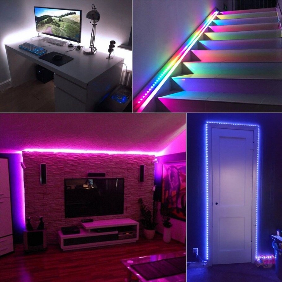 Led 12v Makeup Mirror Light strip Vanity Light Dimmable Control Remote Control Wall Lamp White/Warmwhite lightfor Dressing Table