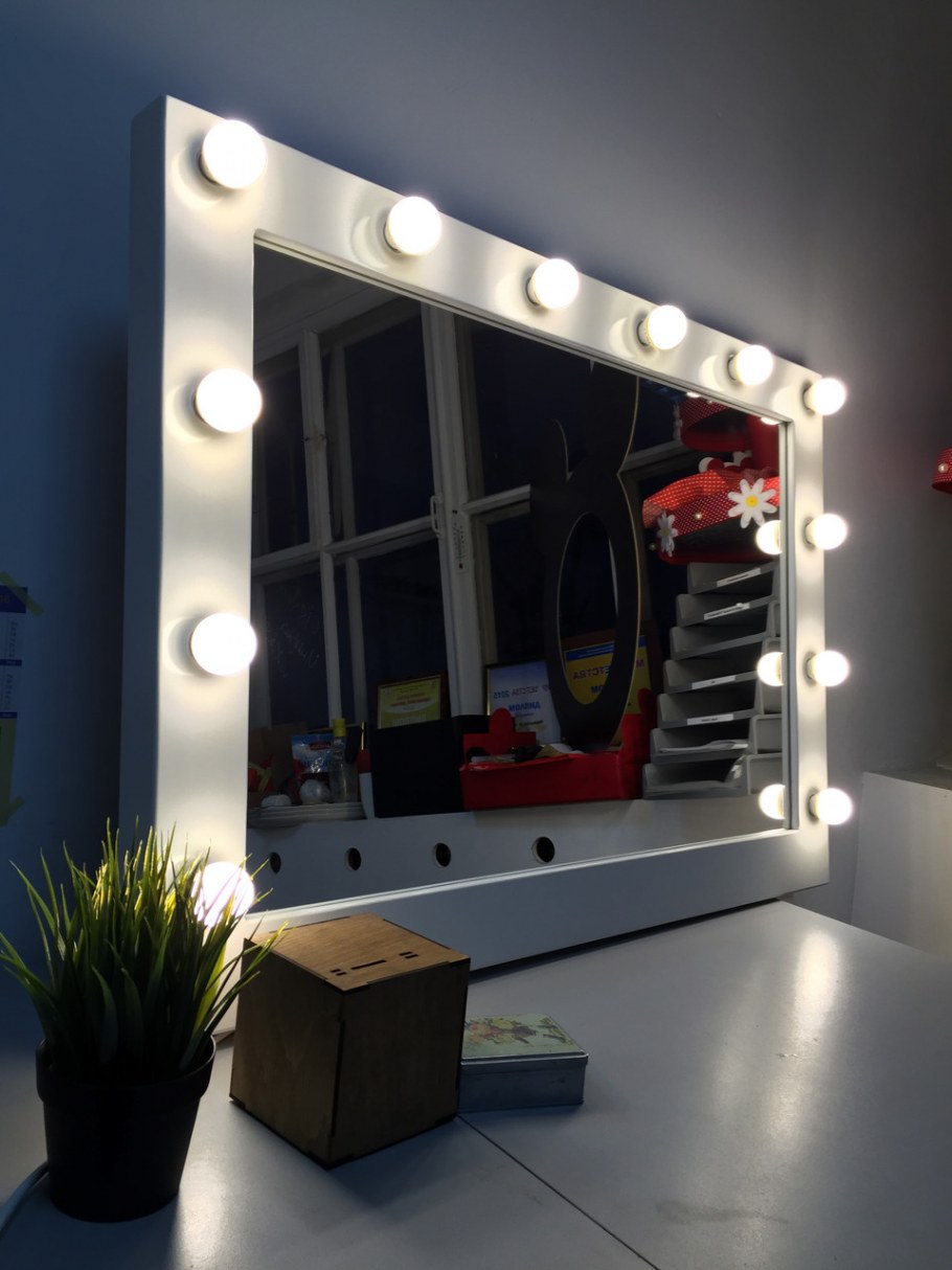 Led Lighted зеркало Removable Cosmetic Mirror