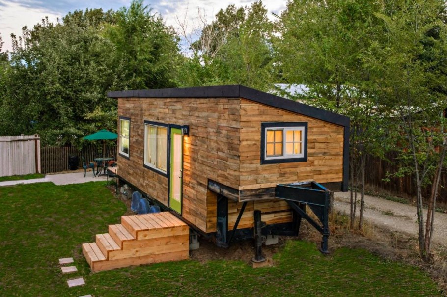 Tiny House с односкатной крышей