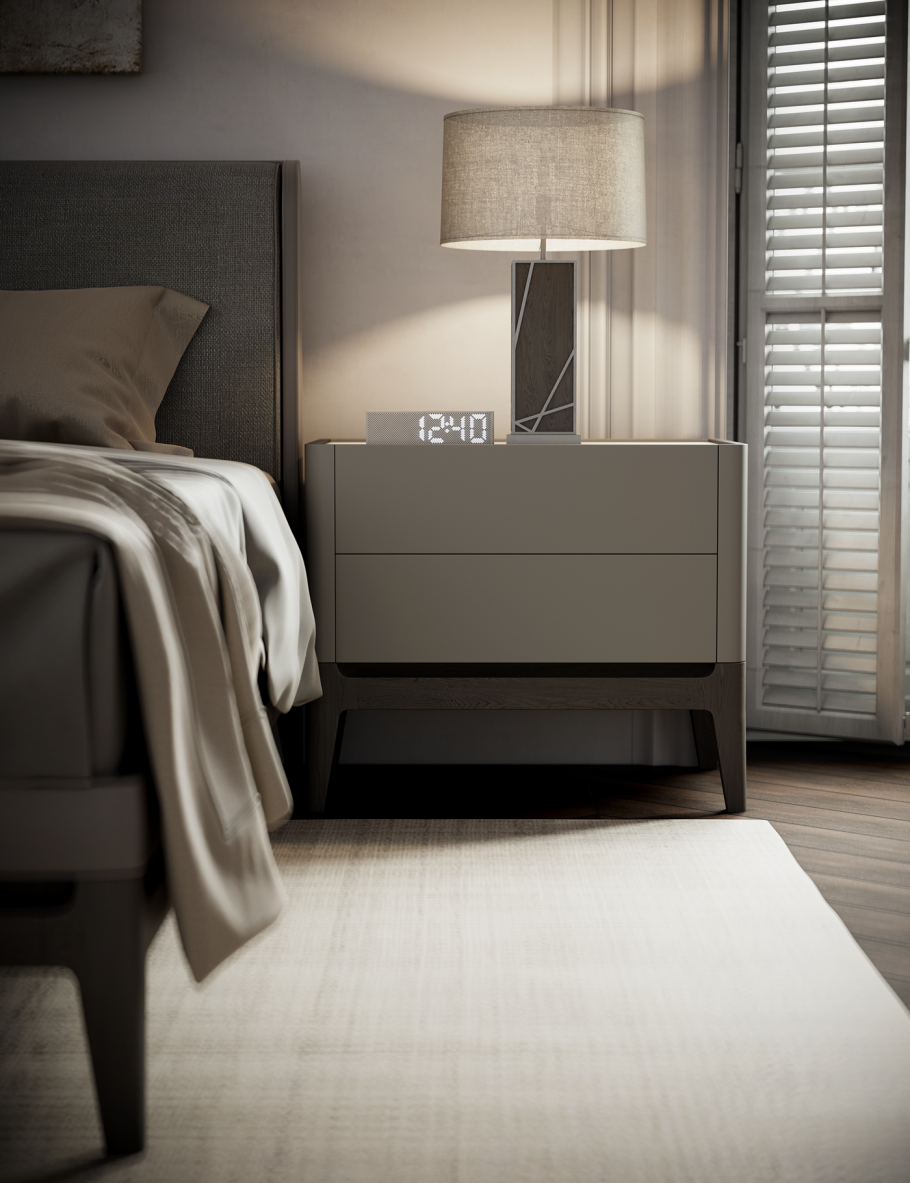 Тумба прикроватная Сканди грей