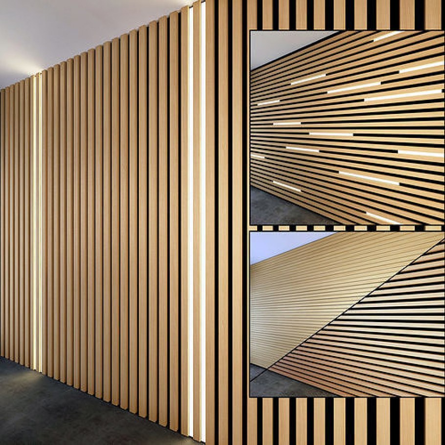 Стеновые рейки с подсветкой