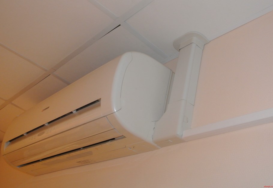 Внутренний блок кондиционера с кабель каналом