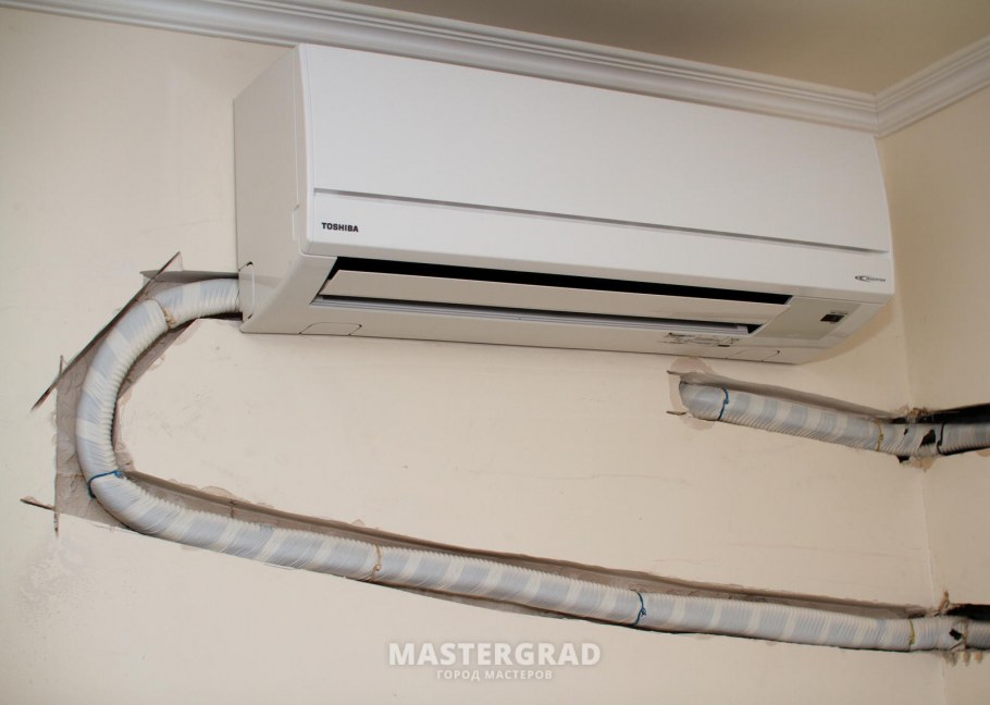 Короб для кондиционера на лоджии