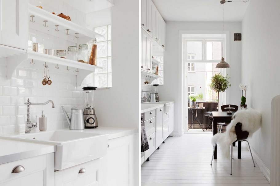 Кухня гостиная Минимализм дерево