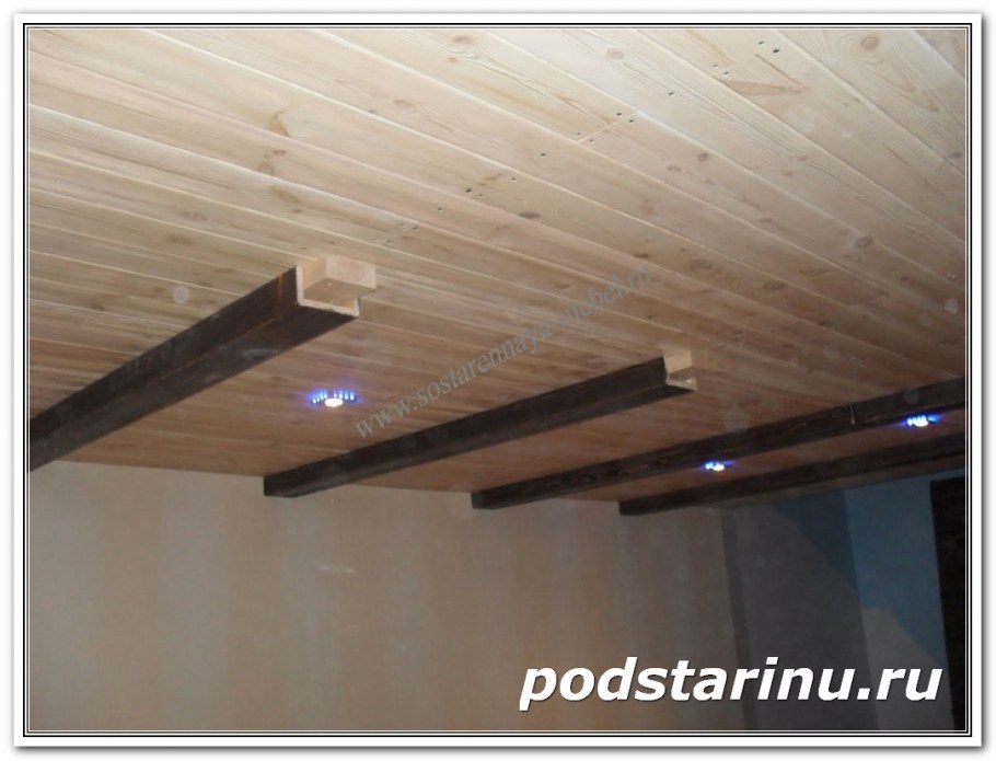 Фальшбалки в интерьере Прованс