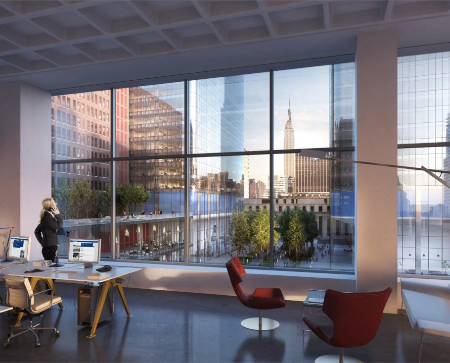 Офис с панорамными окнами