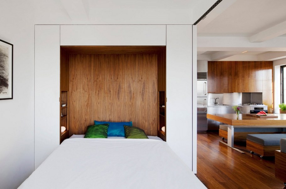 Кровать в нише