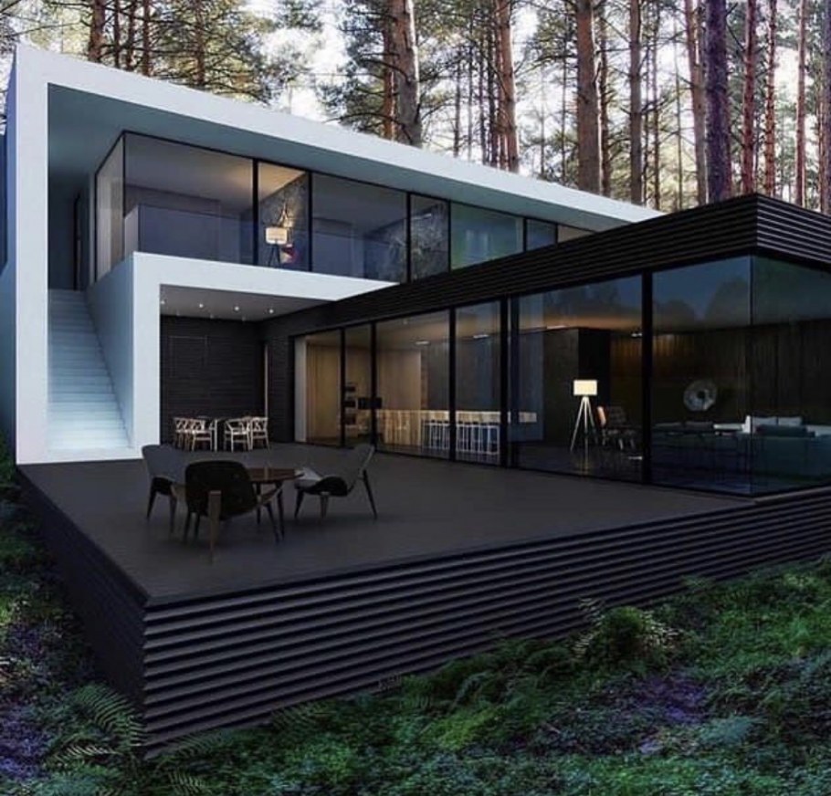 Домик в современном стиле