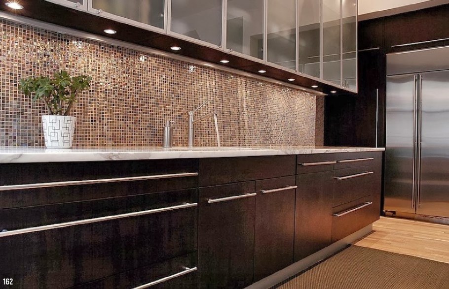 Медь в интерьере кухни