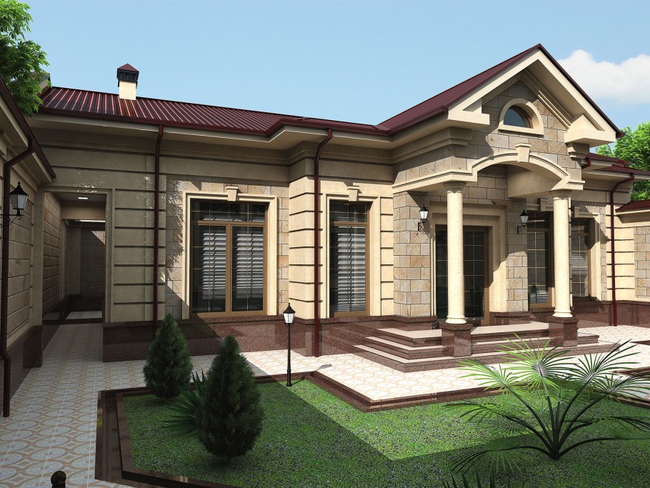 Фасад Узбекистан уйлари