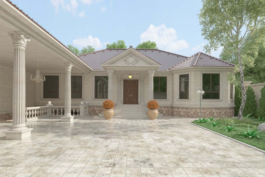 Ворота с навесом