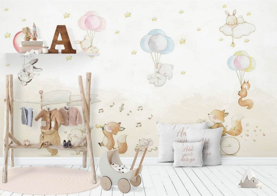 Интерьер детской комнаты без мебели