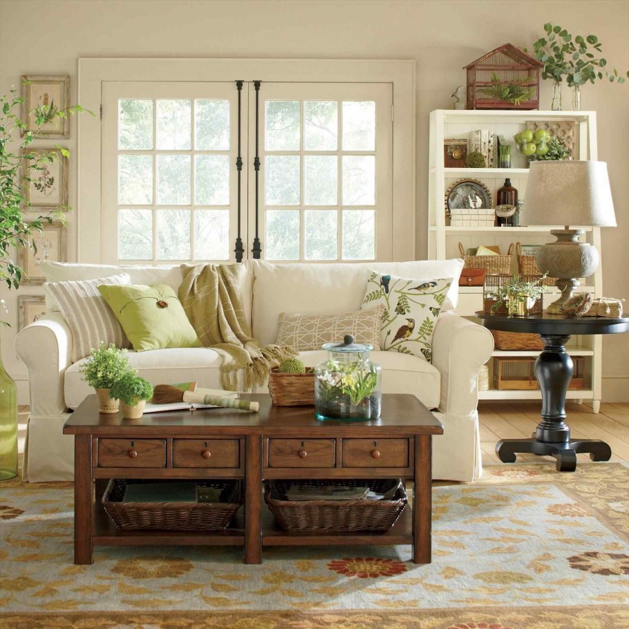 Гостиная в стиле Кантри
