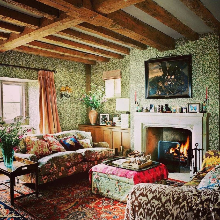 Гостиннаяв стиле Кантри