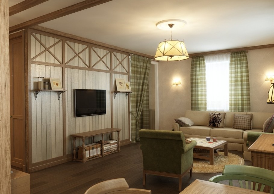 Фармхаус стиль в интерьере