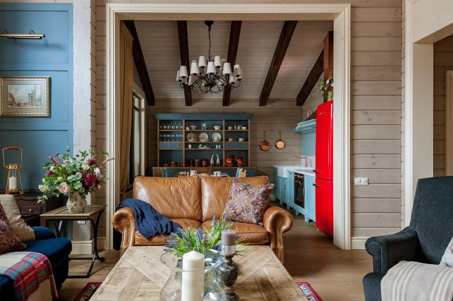 Американский деревенский стиль в интерьере