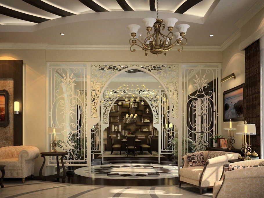 Стрельчатые арки Восточный интерьер