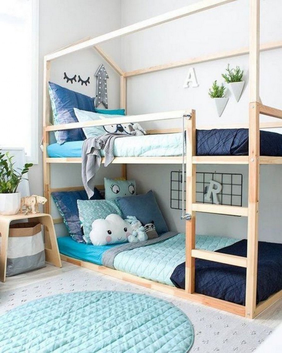 Детская двухъярусная кровать Сканди