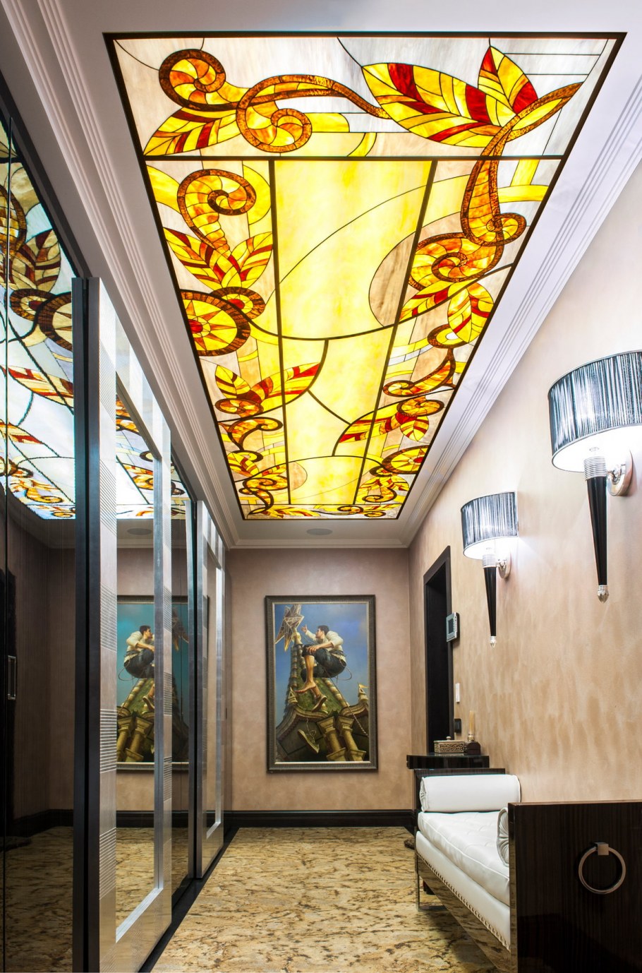 Витражные потолки