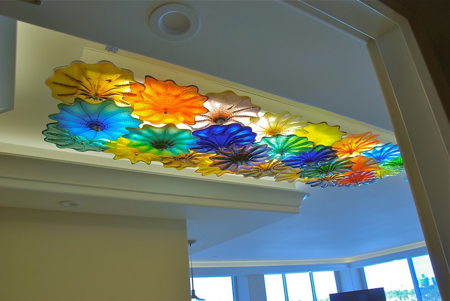 Потолок из оргстекла с подсветкой