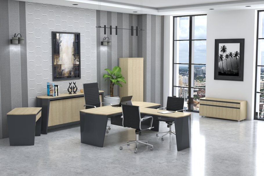 Мебель кабинет руководителя графит