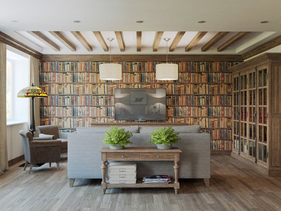 Кабинет директора в стиле лофт