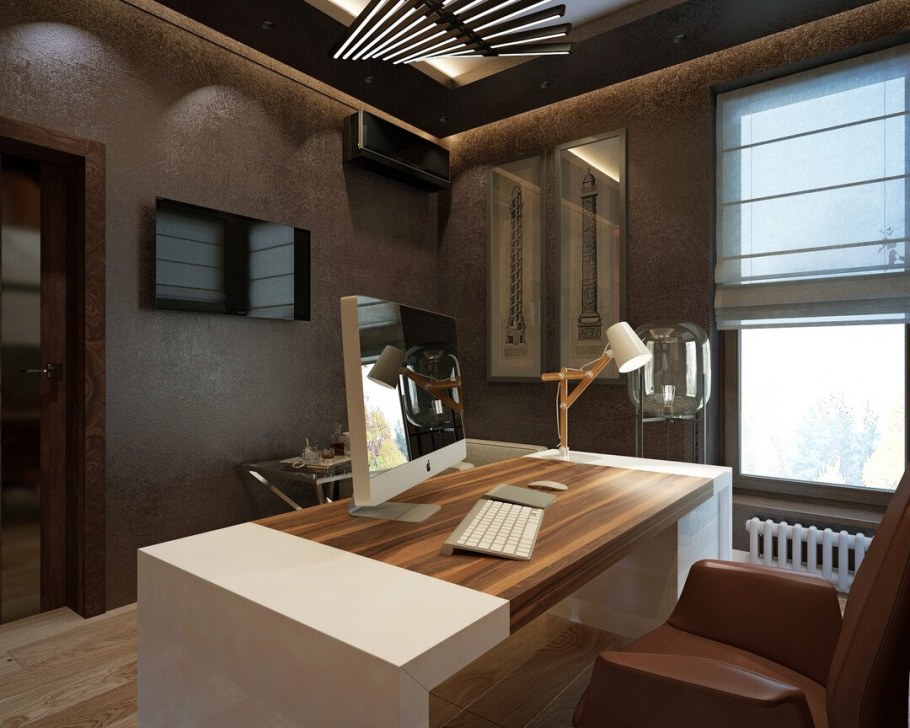 Кабинет директора в стиле лофт