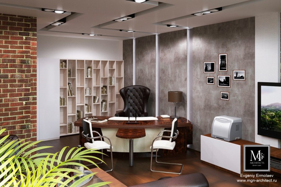 Отделка офиса в стиле лофт
