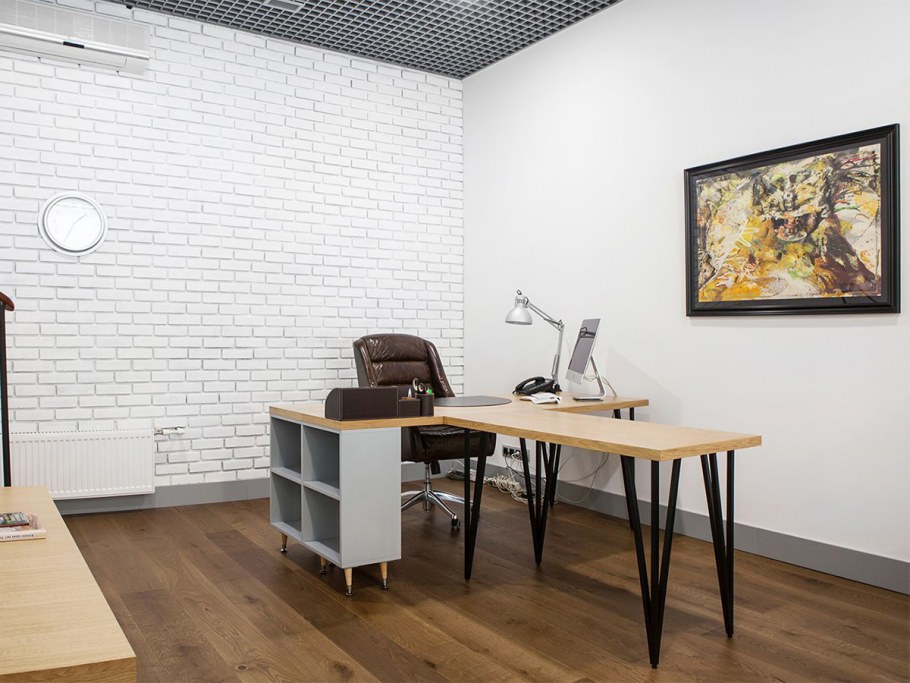 Письменный стол в стиле лофт Скандинавия