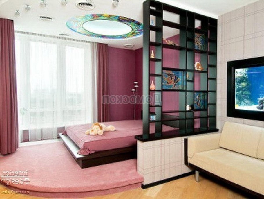 Стеллаж икеа зонирование однокомнатной