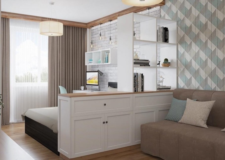 Зонирование зала 20кв