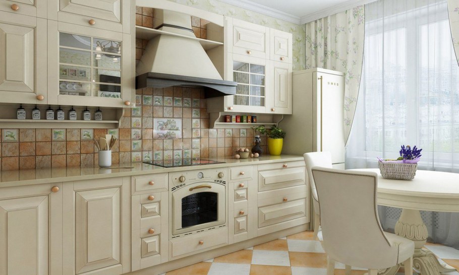 Кухня Прованс беж