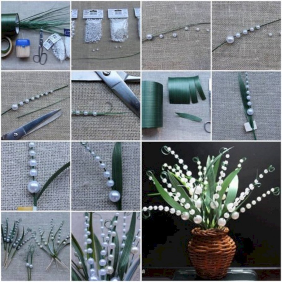 Декор из пластиковых ложек