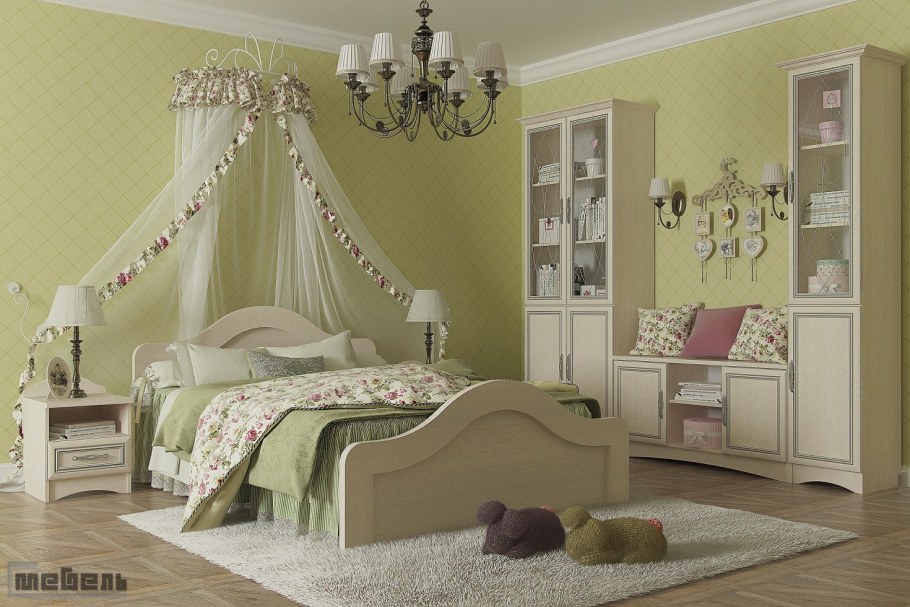 Детская мебель в светлых тонах