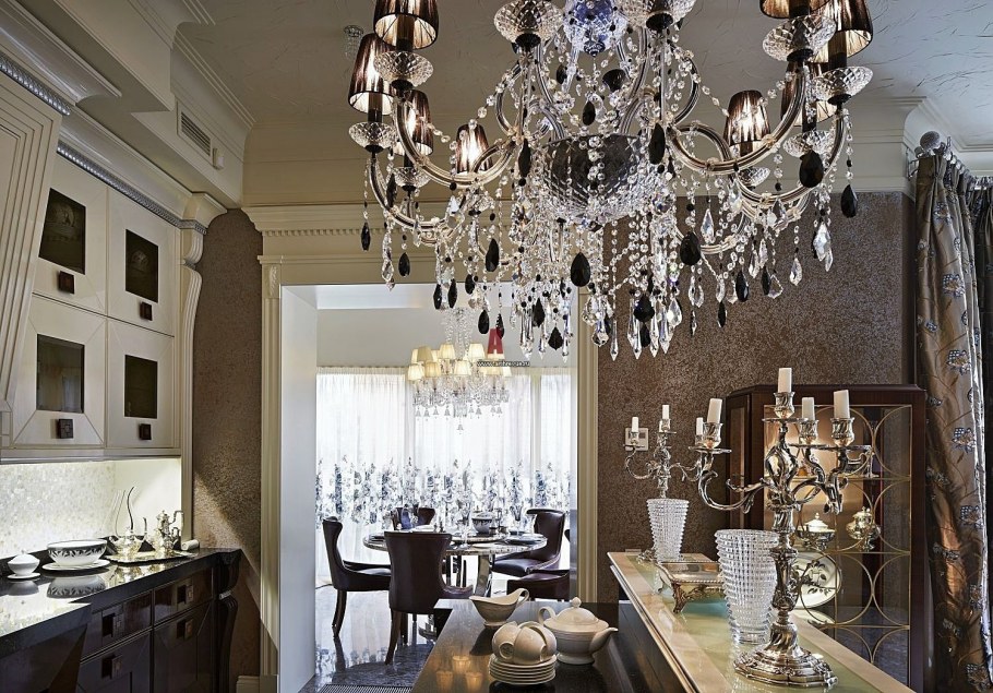 Классические люстры в интерьере