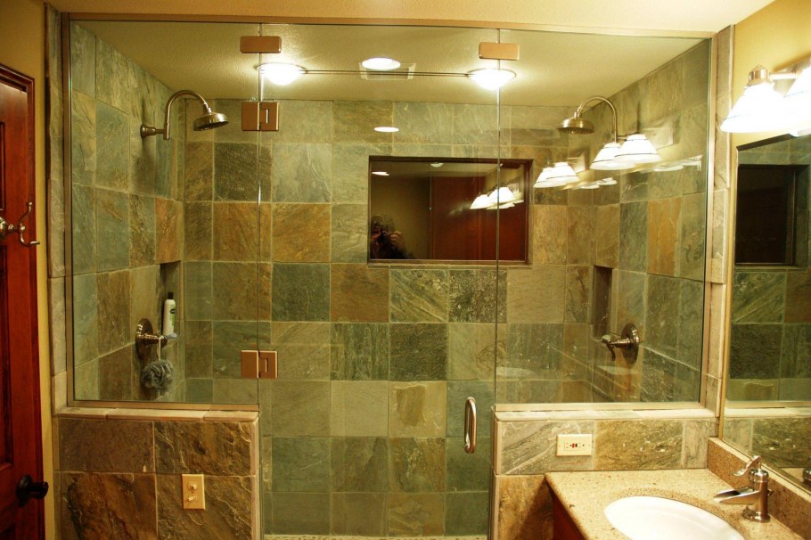 Современная ванная комната мозаика