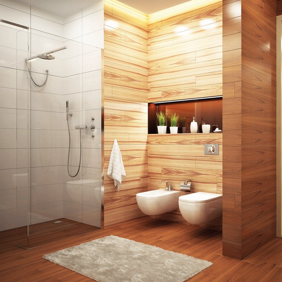 Отделка душевой комнаты