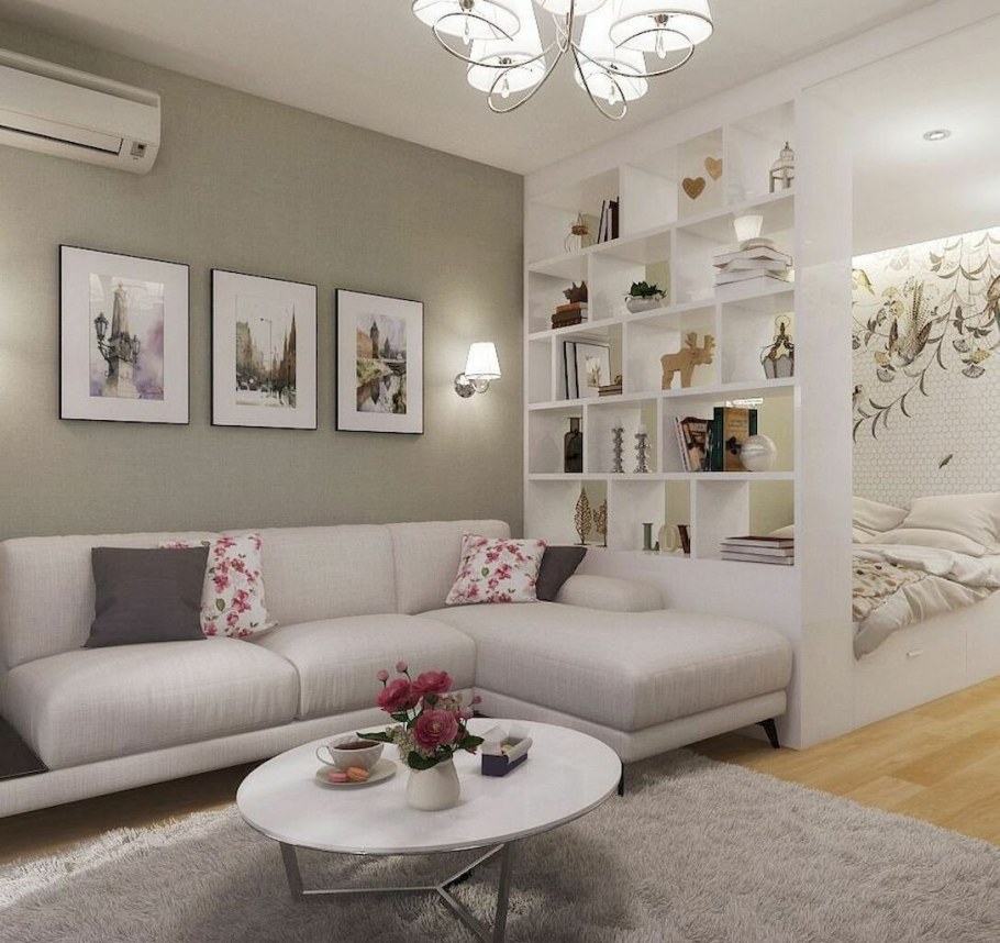 Кухня гостиная икеа 13м