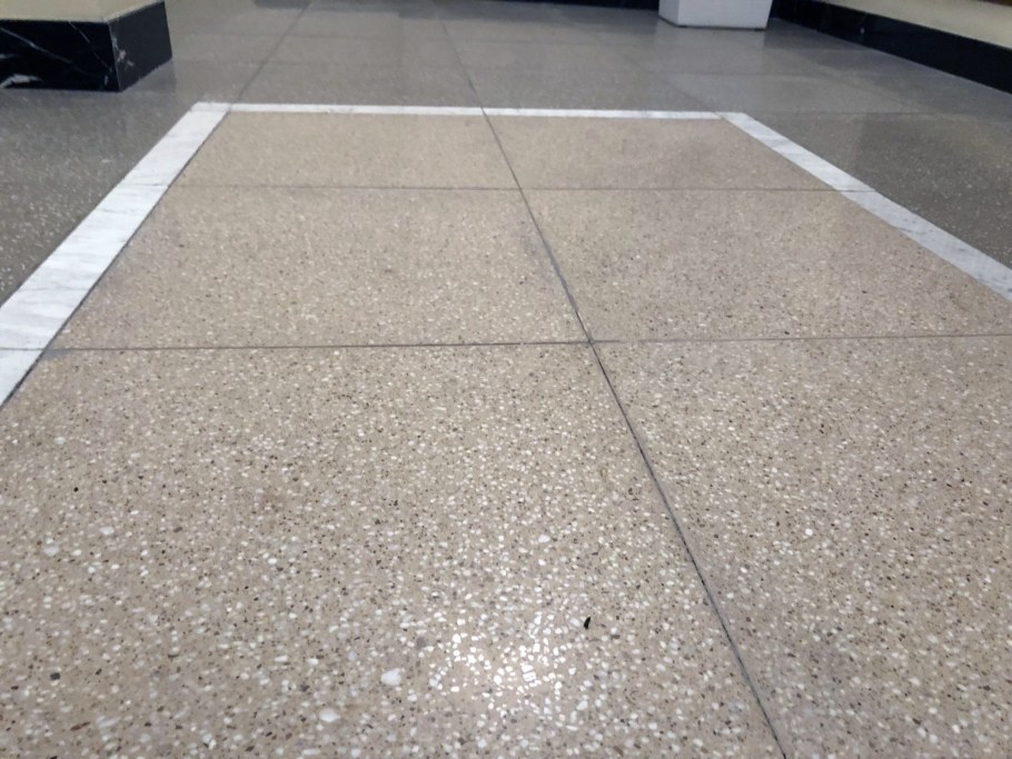 Наливной бетонный пол терраццо