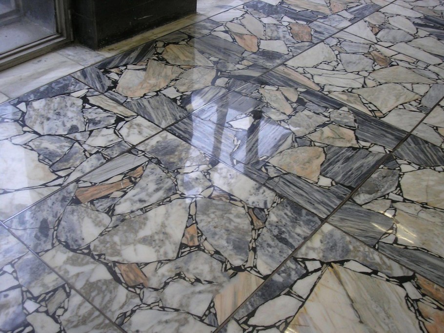 Наливной пол терраццо